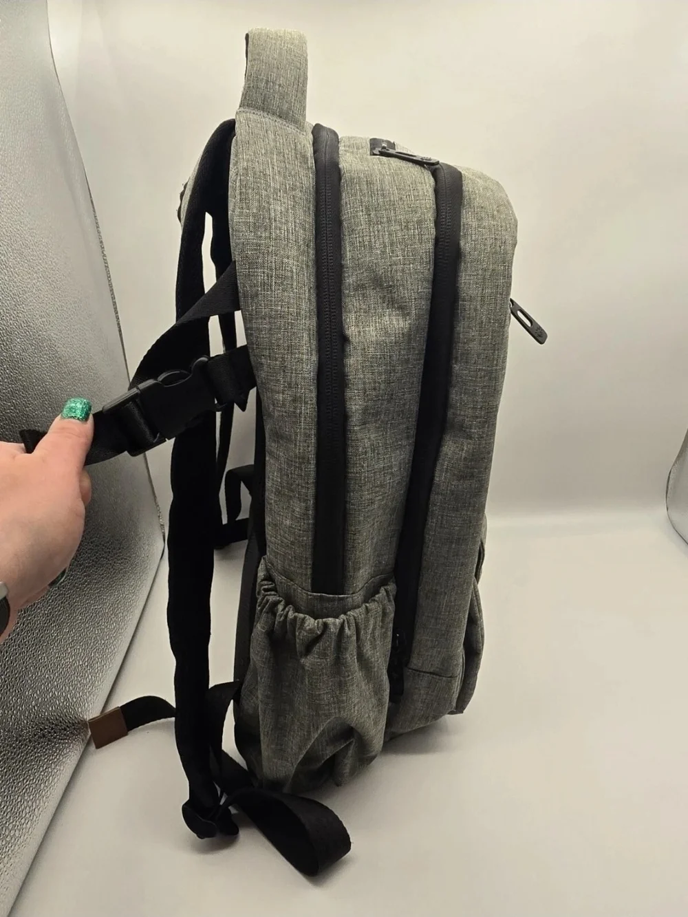 New Hap Tim Grey Diaper Backpack Bag